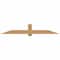 Ekena Millwork Eugene Smooth Timber Gable Bracket, Western Red Cedar, 84"W x 14"H x 5 1/2"D x 5 1/2"F, 4/12 Pitch GBW084X14X0606EUG00SWR - alternate 1